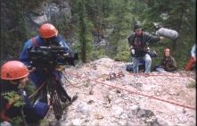 Mountain rescue training